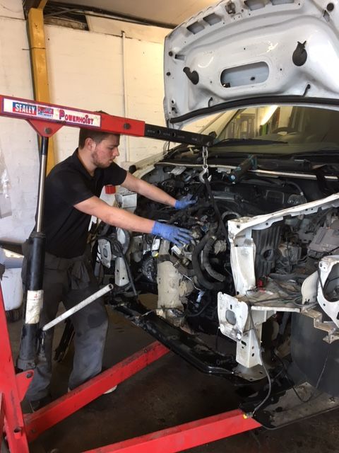 scudo engine removal